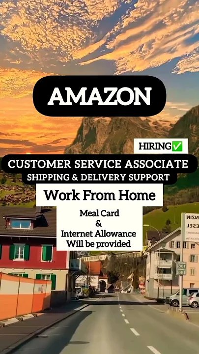 Amazon is hiring for CSA – Follow me on my Instagram #amazon #wfh #wfhjobs2024 #viralvideo #trending