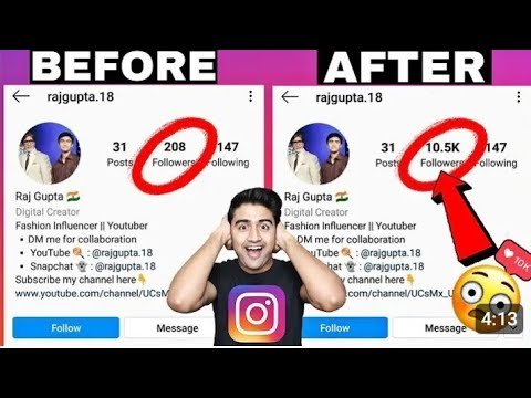 Instagram pa followers kasa badaya ] free ma real get Instagram followers | instagram followers 2024